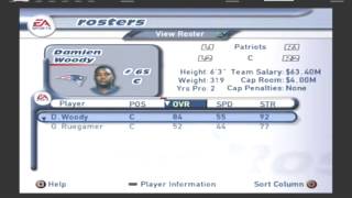 200102  Retro NFL Rosters New England Patriots Team Roster Madden NFL 2002 [upl. by Hannan434]