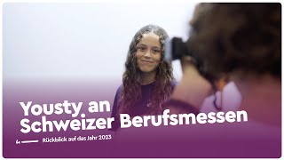 Yousty an den Schweizer Berufsmessen 2023 [upl. by Kammerer]