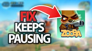 How To Fix Zooba Game App Keeps Pausing  Step By Step [upl. by Aihppa]