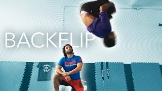 Como Fazer Mortal Para Trás  Backflip Tutorial [upl. by Tarttan]