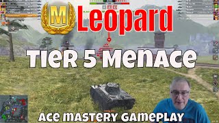 Leopard Tier 5 Ace Mastery  Fun Tank Needs Skill wotb wotblitz [upl. by Noemys451]