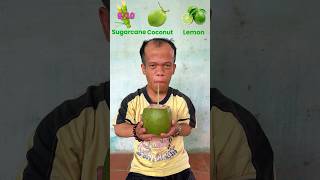 Tropical fruit drink p1 🍏🍈 drink challenge viral [upl. by Krm]