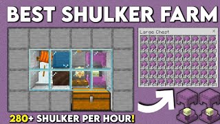 THE BEST SHULKER FARM TUTORIAL In Minecraft Bedrock 121 [upl. by Etnom352]