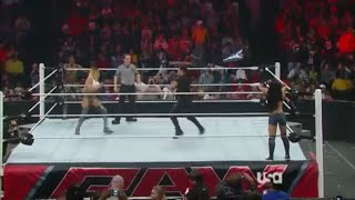 AJ Lee amp Tamina Vs Naomi amp Cameron  WWE Raw 20012014 En Español [upl. by Wallas741]