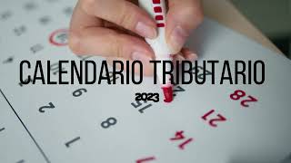 Calendario Tributario 2023 [upl. by Lederer]