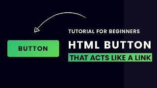 HTML Button Thats Acts Like A Link  Linking Button To URL Onclick [upl. by Otrebcire]