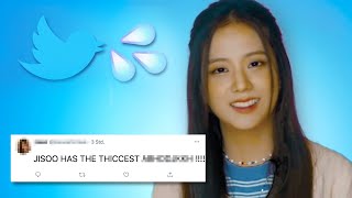 BLACKPINK Jisoo Reads Thirst Tweets [upl. by Elise]