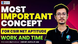 Most Important Concept of work and time  CSIR NET  ICMR 2024 [upl. by Nagud]