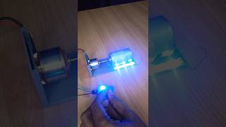 Glowing 12v LED with a bldc motor generator PraveenDN [upl. by Tressia]