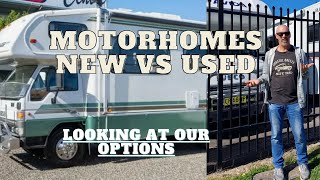 MOTORHOMES NEW Vs USED  SUNLINER AVIDA WINNEBAGO [upl. by Geiss]