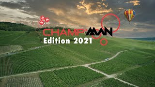 Triathlon en Champagne avec le ChampMan édition 2021 à Epernay [upl. by Mellen]