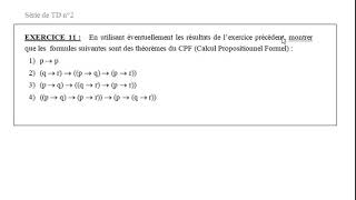 Exercice n° 11 TD2 [upl. by Evita73]