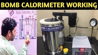 Bomb Calorimeter  Working and Principle of Bomb Calorimeter  GCV of coal by Bomb calorimeter [upl. by Annerol]