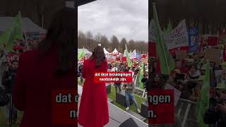 🔥25000 studenten en docenten in actie [upl. by Eesdnil]