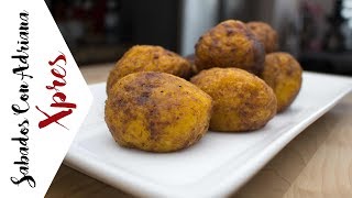 Cómo preparar unas deliciosas croquetas de platano maduro sabadosconadrianaXpres [upl. by Naitsabas130]