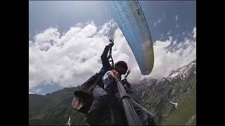 first time paraglinding Manali⛰paragradingmanali himanchalpradesh [upl. by Nosoj309]