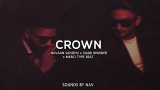 NAVAAN SANDHU x SAABI BHINDER TYPE BEAT  MXRCI TYPE BEAT 2021  quotCROWNquot [upl. by Adnahcir]