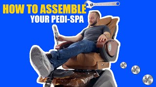 How To Assemble Your Mayakoba Pedicure Spa Chair Featuring Siena PediChair [upl. by Nesnah]