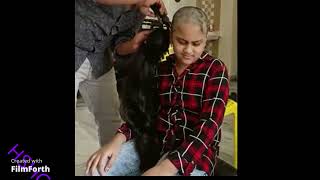 Girl Longhair Headshave headshave viral trending [upl. by Lubbock]