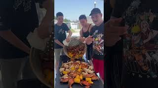 How to Boil Crabs  New Orleans Crab Boil  Seagood Boil  Lets Go [upl. by Agnella171]