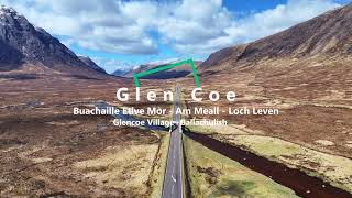 Scottish Highlands Glencoe Etive Mor Am Meall  Loch Leven in 4k [upl. by Bratton770]