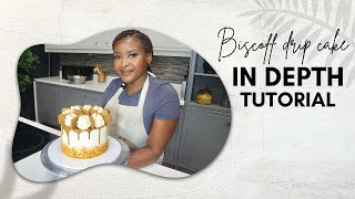 How to decorate the PERFECT biscoff drip cake [upl. by Bille996]