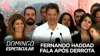 Fernando Haddad fala após derrota contra Jair Bolsonaro [upl. by Kaleena666]