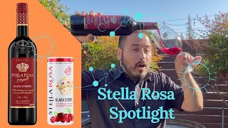 Stella Rosa Spotlight BLACK CHERRY  Wine Review [upl. by Aisek]