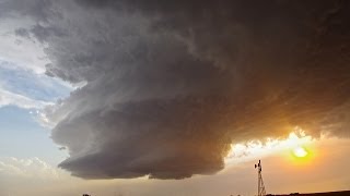 Storm Chasing in Nebraska  Tornadic Supercell amp Lightning [upl. by Oine]