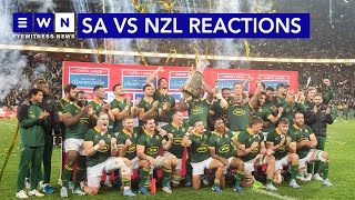 SAvNZL reactions Springboks are cementing their legacy to beyond their past World Cup wins [upl. by Iralav]