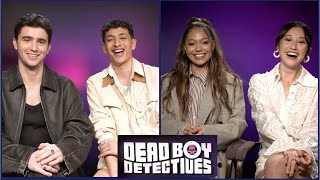 DEAD BOY DETECTIVES Cast Interview George Rexstrew Jayden Revri Kassius Nelson Yuyu Kitamura [upl. by Papageno301]