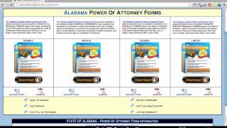 Power of Attorney Form Alabama [upl. by Liatrice]