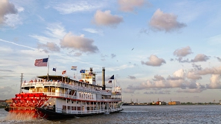 Evening Cruise on the Steamboat Natchez in New Orleans Louisiana [upl. by Llehcram]