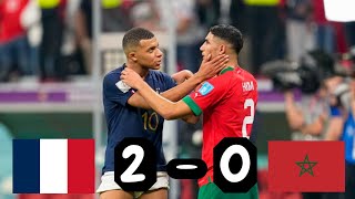 Résumé FRANCE 2  0 MAROC  DemiFinale Coupe Du Monde 2022 HD [upl. by Portwin283]