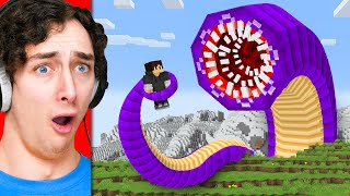 I Fooled My Friend with WORMS in Minecraft [upl. by Dirraj]