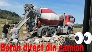 TURNAM BETON DIRECT CU CIFA in fundatia de la gard [upl. by Cattier963]