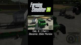 Zbiór Plonów  Farming Simulator 25  Odc 8  Part 1  Sebix shorts [upl. by Jdavie]