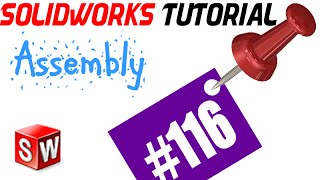 116 SolidWorks Assembly Tutorial Parallel mate [upl. by Cordey]