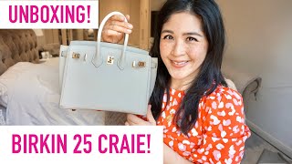 BIRKIN 25 CRAIE TOGO WITH TWILLY  Sam Loves [upl. by Bedelia533]