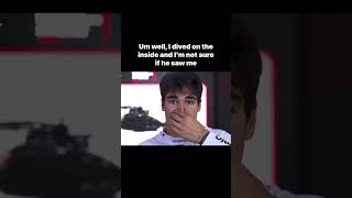 Lance Stroll Interview after retiring from the Baku GP lancestroll bakucrash strollcrash f1 [upl. by Eikin]