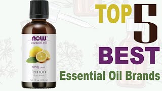 BEST ESSENTIAL OILS OF 2022 Honest Review of the Top 5 Brands [upl. by Iror203]