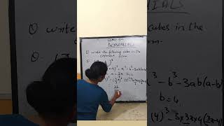 Polynomials  Write the Cubes In Expanded Form  polynomials class9 cubes expandedform [upl. by Trillby]