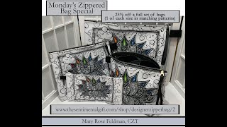 Mondays Zippered Bag Special [upl. by Ollehcram]