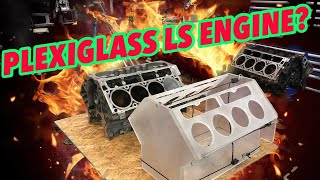 Building a V8 engine out of plexiglass  part 1 [upl. by Ttej]