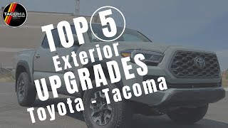 Top 5 Best EXTERIOR Upgrades  Mods  2023  3rd Gen Toyota Tacoma  Easy Install [upl. by Boak]