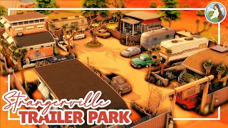 I Built A Strangerville TRAILER PARK 🚌  Speedbuild  The Sims 4 [upl. by Eniahpets178]