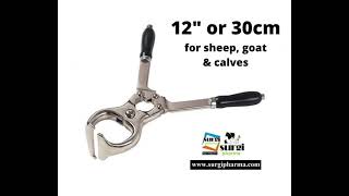 Burdizzo Castrator for Castration of animals  Bloodless Castration for your farm animals [upl. by Cher926]