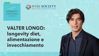 PROFESSOR VALTER LONGO LONGEVITY DIET ALIMENTAZIONE EINVECCHIAMENTO  LONGEVITY FORUM [upl. by Golanka]