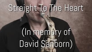 Straight To The Heart  David Sanborn GSAX Version [upl. by Ssidnak]