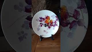 20 October 2024 Clarice Cliff handpainted Blackberry plate [upl. by Finzer]